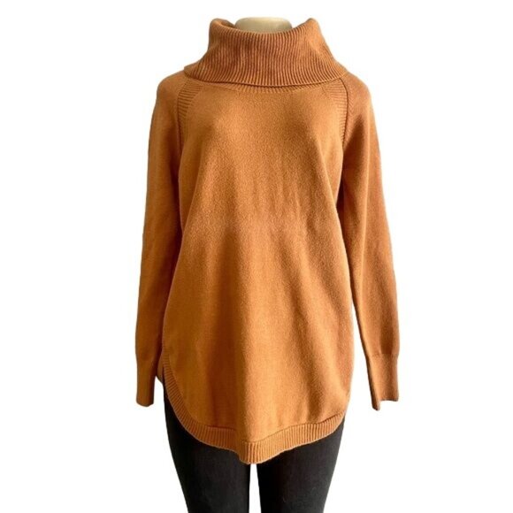 NWT Time Tru Cowp Neck Tunic Sweater size L 12/14 - Picture 1 of 10